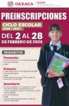 Reinscripciones de educación básica para ciclo escolar 2026-2027 serán del 2 al 28 de febrero IEEPO
